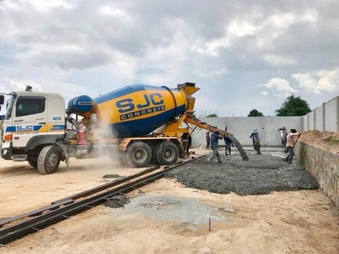 รับเทพื้นโรงงาน